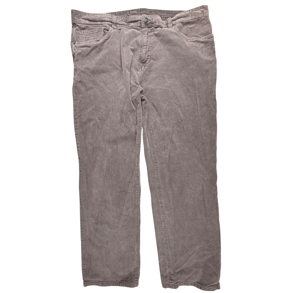 Prana Slim‎ Fit Corduroy Pants Mens 40x30 Muted Brown Straight Leg 5 Pocket